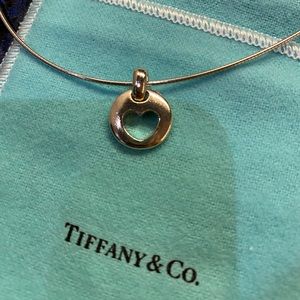 Tiffany & Co. open heart necklace